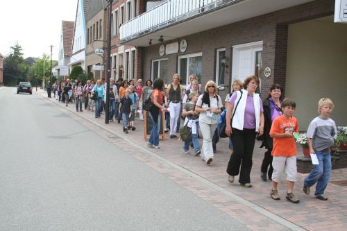 Ahauser Kommunionkinder pilgern nach Eggerode