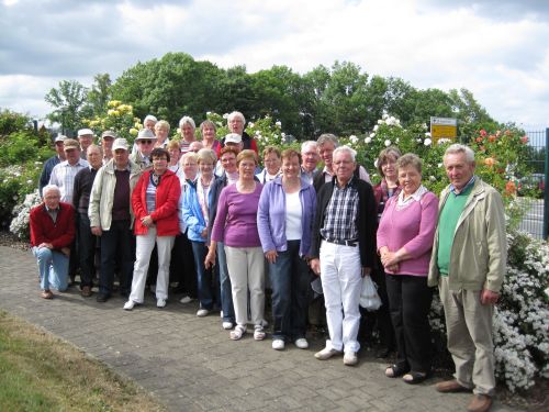 Radtour des Heimatvereins zum Rosengarten nach Seppenrade