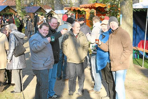 Passendes Wetter zum Nikolausmarkt